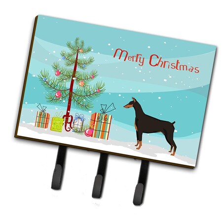 Carolines Treasures Doberman Pinscher Christmas Tree Leash or Key Holder CK3535TH68